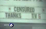 Church sign: Censured, Thanks TV6