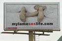 MyLameSexLife.com billboard