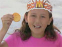 French fries shaped like the eucharist