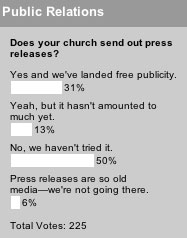Does your church send out press releases?