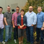 2014 Team Meeting in Nashville. Left to right: Dave Shrein, Kevin D. Hendricks, Mark MacDonald, Katie Strandlund, Chuck Scoggins, Brad Abare.