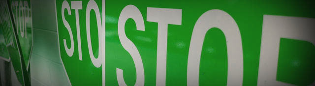 Green Stop Signs in Church Marketing