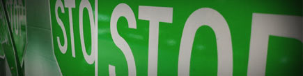 Green Stop Signs in Church Marketing