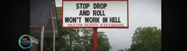 Church Signs on 100 Huntley Street