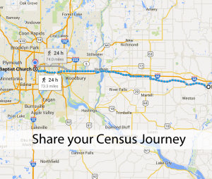 Social Media Christmas: Google Maps Census Journey