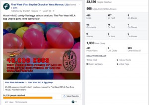 Popular social media posts: Egg Drop