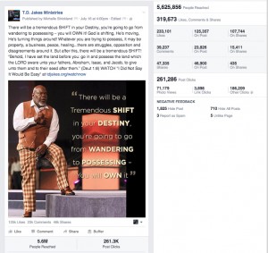 Popular social media posts: T.D. Jakes