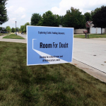 Room for Doubt lawn sign