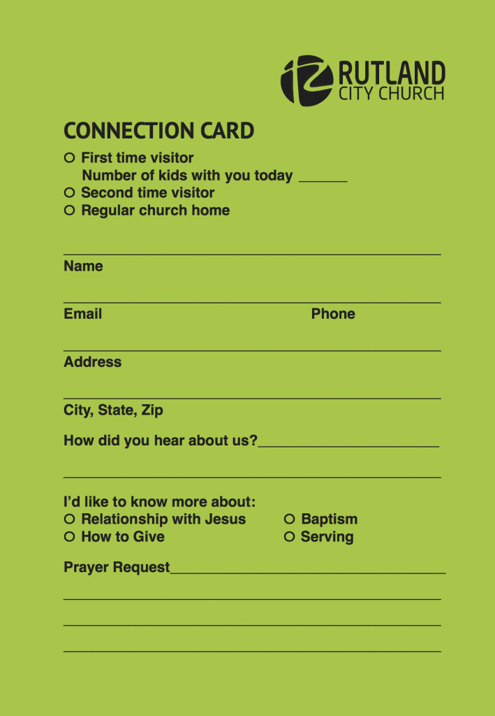 RCity 4x6 connect card