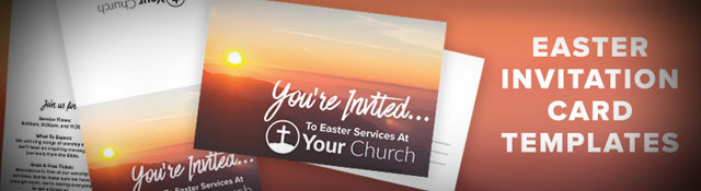 church invitation cards