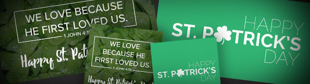 St. Patrick's Day social media graphics for your church