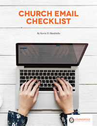 Church Email Checklist